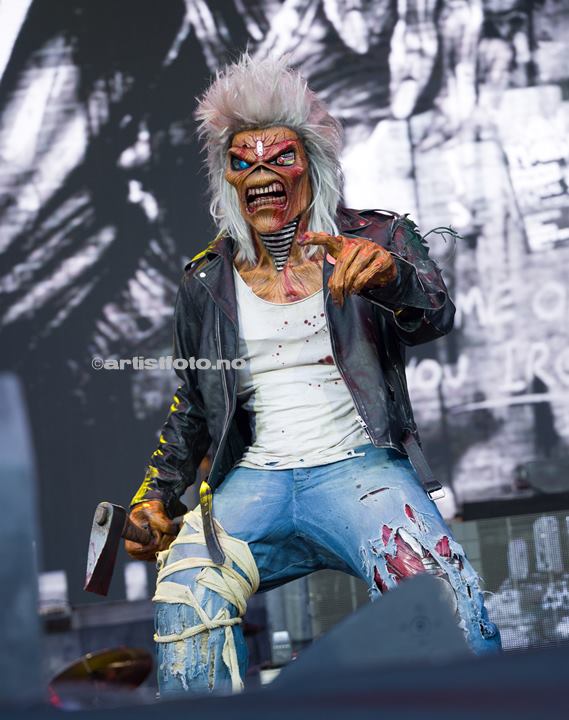 Eddie, Iron Maiden, Lyse Arena, Stavanger (header). Foto: Svein Erik Nomeland