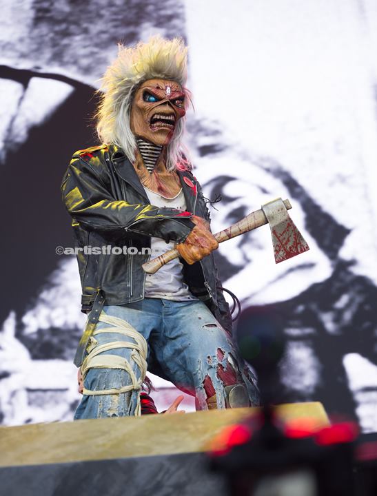 Eddie, Iron Maiden, Lyse Arena, Stavanger (header). Foto: Svein Erik Nomeland
