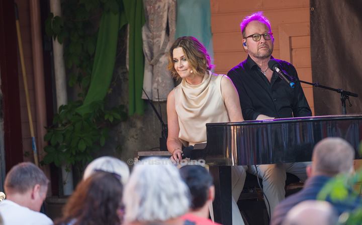Sigvart Dagsland og Karoline Kruger i Posebyhaven, Kristiansand. Foto: Svein Erik Nomeland