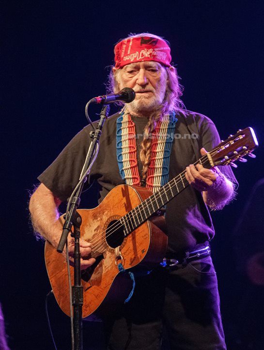 Willie Nelson i Fibo Trespohallen, Lyngdal 04.05.2008. Foto: Svein Erik Nomeland