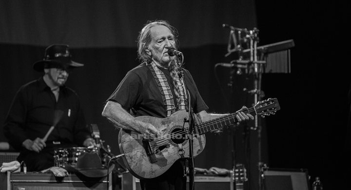 Willie Nelson i Fibo Trespohallen, Lyngdal 04.05.2008. Foto: Svein Erik Nomeland