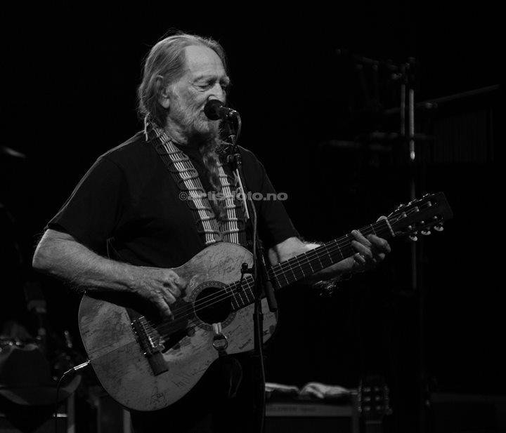 Willie Nelson i Fibo Trespohallen, Lyngdal 04.05.2008. Foto: Svein Erik Nomeland