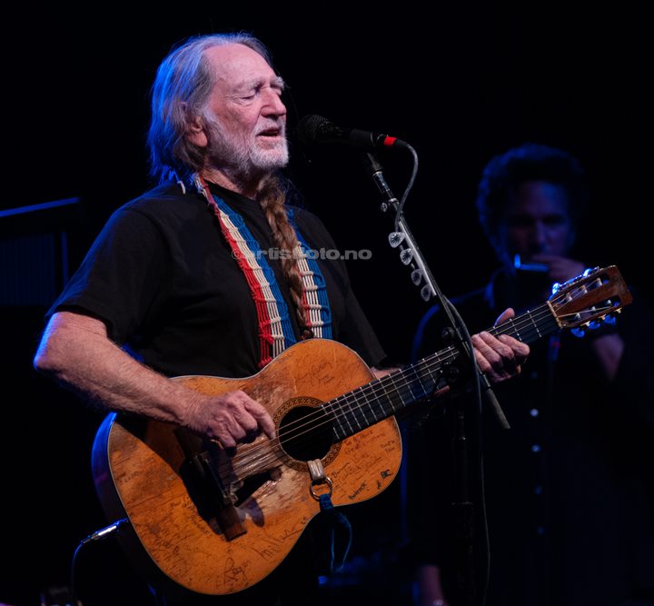 Willie Nelson i Fibo Trespohallen, Lyngdal 04.05.2008. Foto: Svein Erik Nomeland