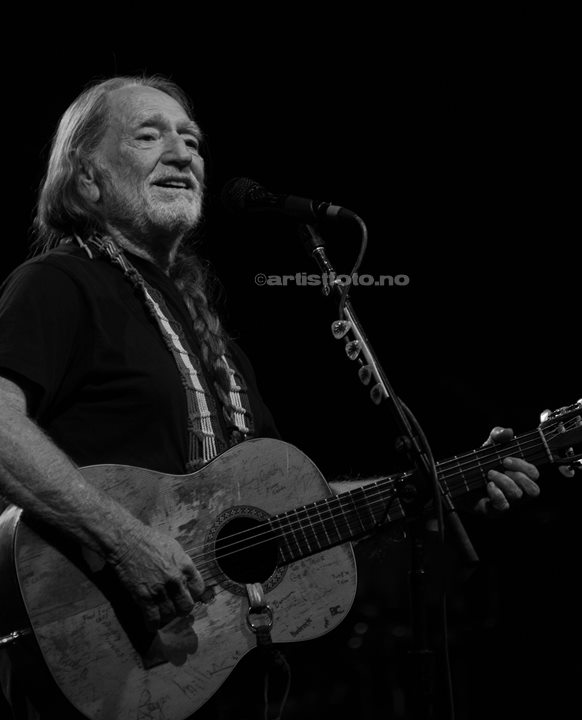 Willie Nelson i Fibo Trespohallen, Lyngdal 04.05.2008. Foto: Svein Erik Nomeland