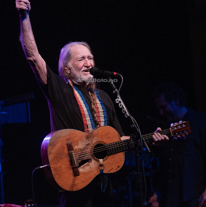 Willie Nelson i Fibo Trespohallen, Lyngdal 04.05.2008. Foto: Svein Erik Nomeland