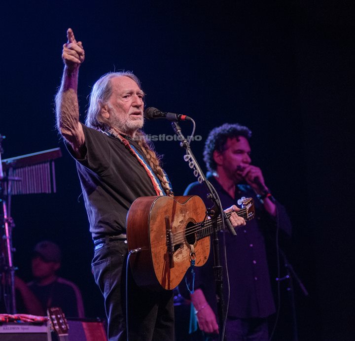Willie Nelson i Fibo Trespohallen, Lyngdal 04.05.2008. Foto: Svein Erik Nomeland