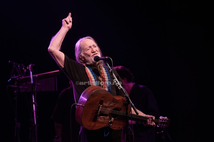 Willie Nelson i Fibo Trespohallen, Lyngdal 04.05.2008. Foto: Svein Erik Nomeland