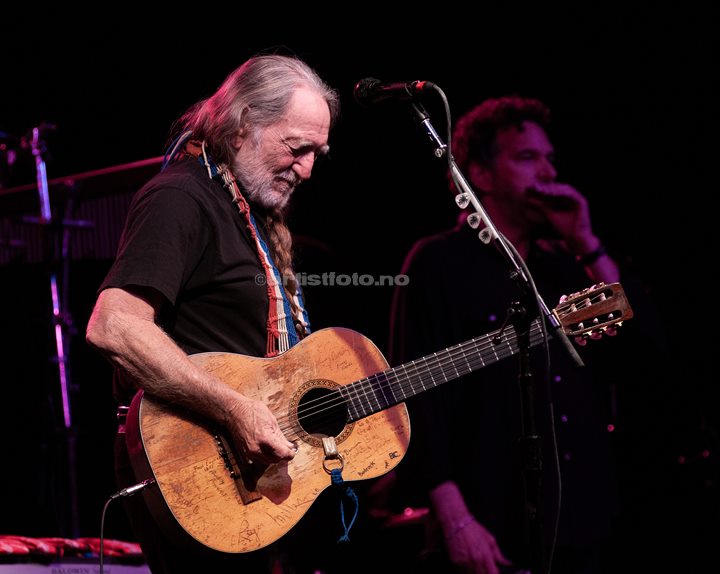Willie Nelson i Fibo Trespohallen, Lyngdal 04.05.2008. Foto: Svein Erik Nomeland