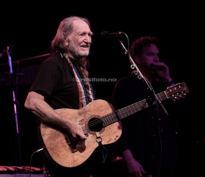 Willie Nelson i Fibo Trespohallen, Lyngdal 04.05.2008. Foto: Svein Erik Nomeland