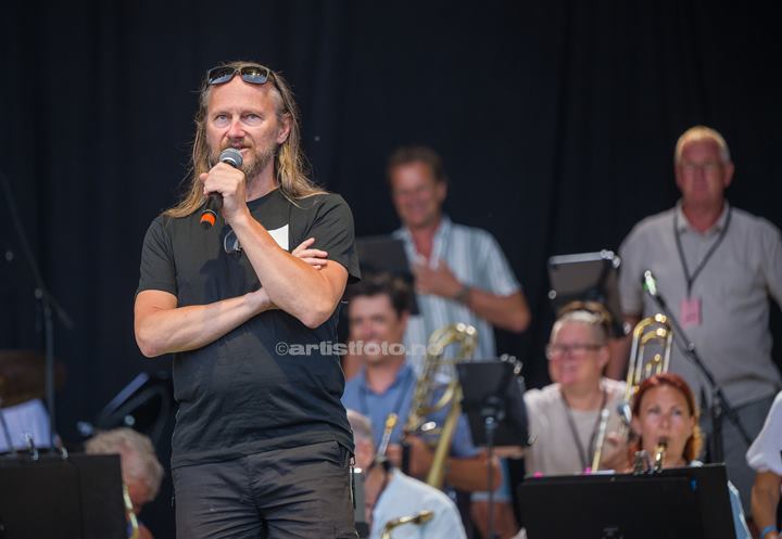Arendal Big Band, Canal Street, Arendal. Foto: Svein Erik Nomeland