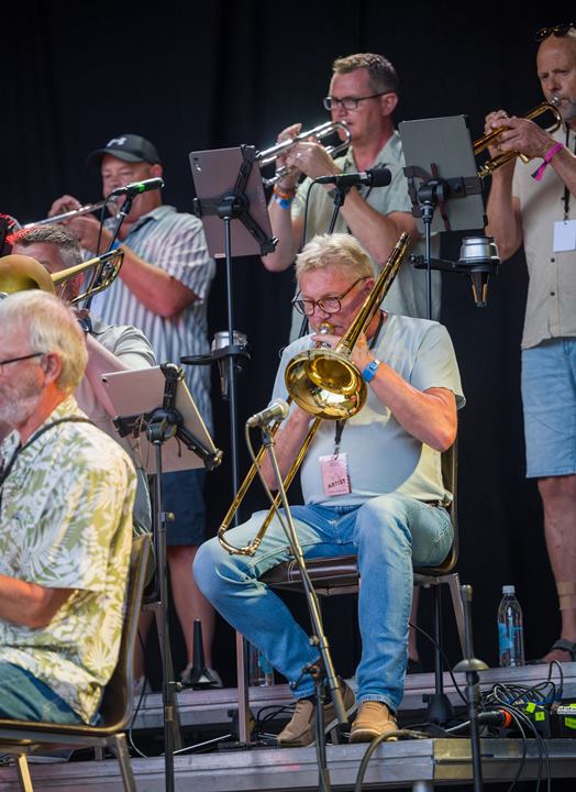 Arendal Big Band, Canal Street, Arendal. Foto: Svein Erik Nomeland