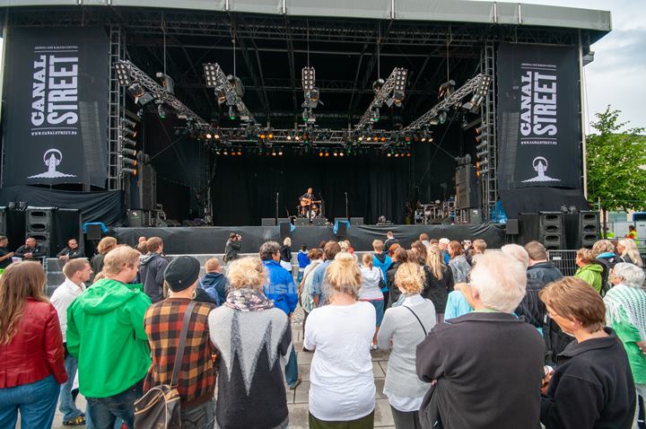 Jonas Alaska, Canal Street, Arendal 24.07.2009. Foto: Svein Erik Nomeland