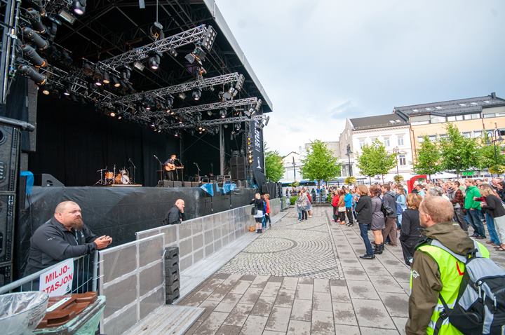 Jonas Alaska, Canal Street, Arendal 24.07.2009. Foto: Svein Erik Nomeland