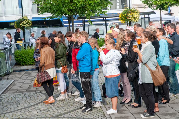 Jonas Alaska, Canal Street, Arendal 24.07.2009. Foto: Svein Erik Nomeland