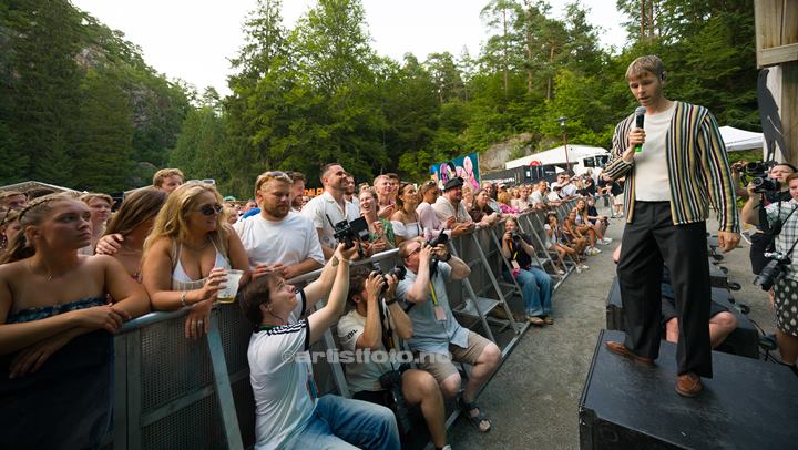 Lars Vaular, Ravnedalen Live, Kristiansand. Foto: Svein Erik Nomeland