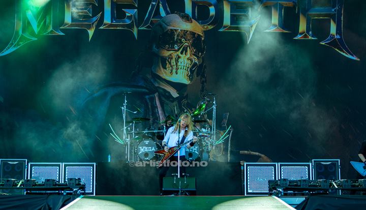 Megadeath, Tons of Rock, Oslo. Foto: Millie Steinsdóttir Leirvik