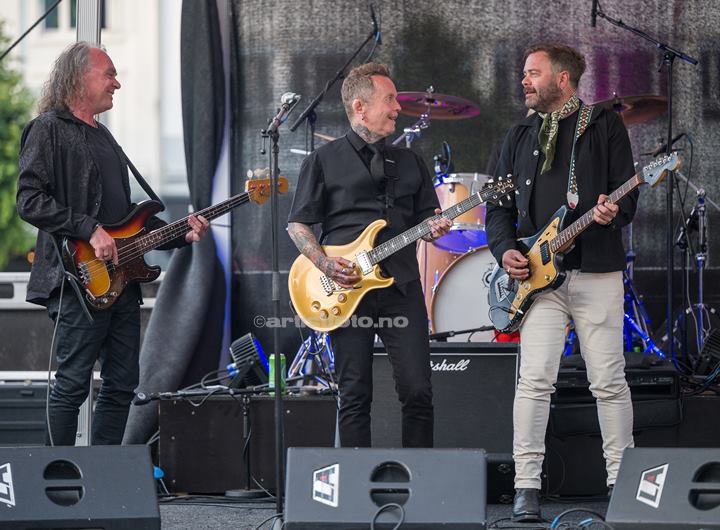 Terje Tysland Band, Poppes Plass, Arendal. Foto: Svein Erik Nomeland