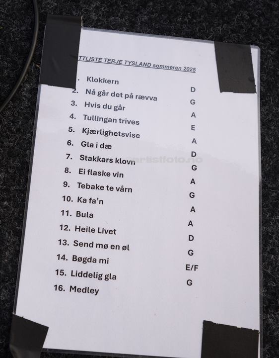 Terje Tysland Band, Poppes Plass, Arendal. Foto: Svein Erik Nomeland