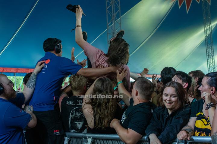 Whitechapel, Tons of Rock, Oslo. Foto: Millie Steinsdóttir Leirvik