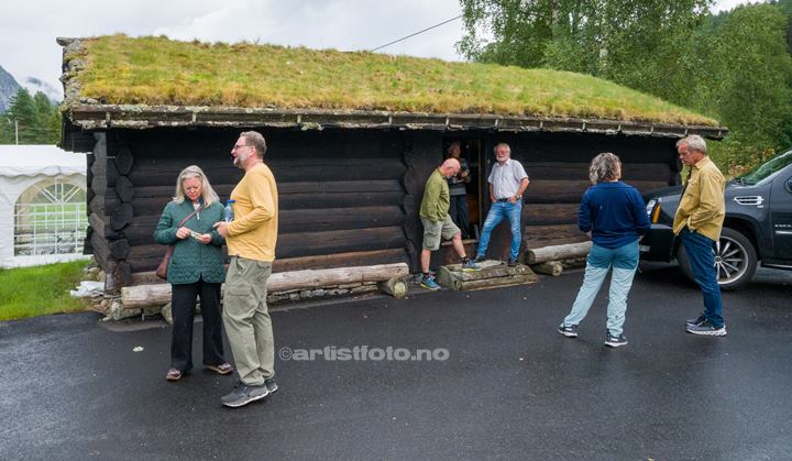 Pause på kurset med Vidar Frøysnes. Foto: Svein Erik Nomeland