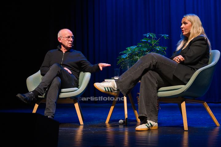 Trond- Viggo Torgersen og Mari Garås Monsson, Lyngdal Kulturhus. Foto: Svein Erik Nomeland