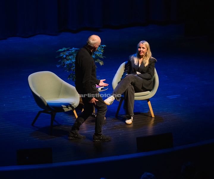 Trond- Viggo Torgersen og Mari Garås Monsson, Lyngdal Kulturhus. Foto: Svein Erik Nomeland