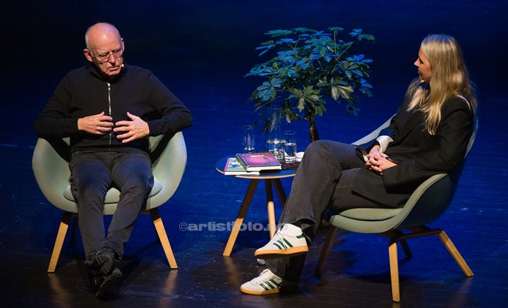Trond- Viggo Torgersen og Mari Garås Monsson, Lyngdal Kulturhus. Foto: Svein Erik Nomeland