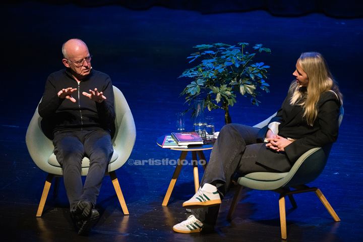 Trond- Viggo Torgersen og Mari Garås Monsson, Lyngdal Kulturhus. Foto: Svein Erik Nomeland
