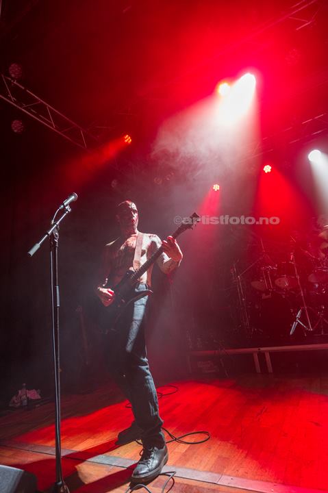 Andreas Lynge, Strychnos, Aalborg Metal Festival. Foto: Svein Erik Nomeland