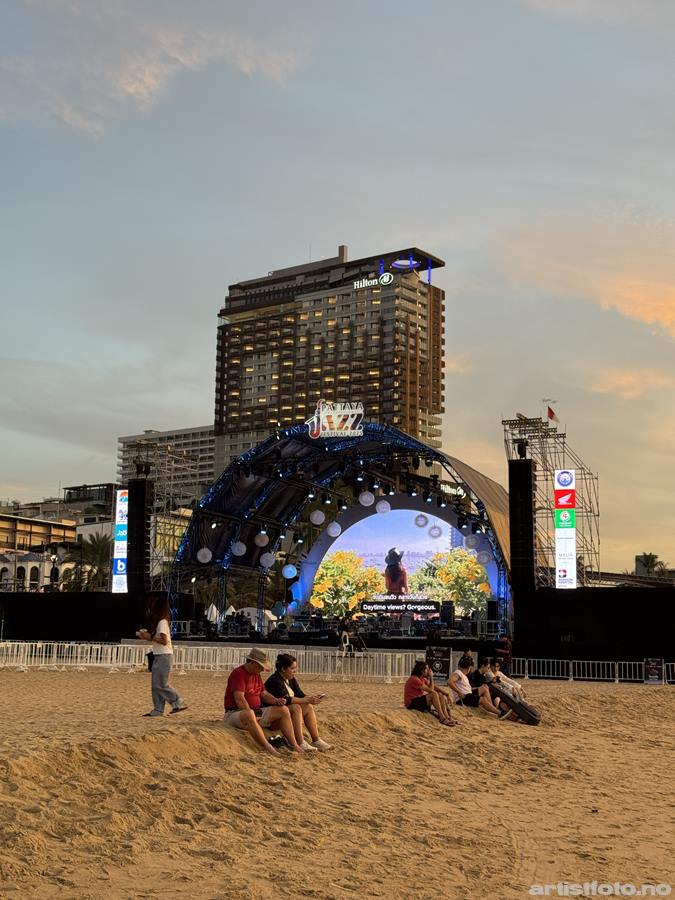 Dale Chayanin Group, Pattaya Jazz festival 2025, Thailand, Iphone. Foto: Svein Erik Nomeland