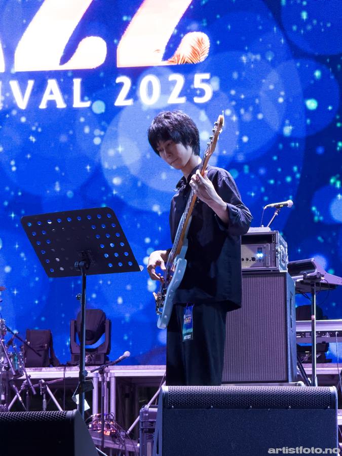 Aom Prawee, Dale Chayanin Group, Pattaya Jazz festival 2025, Thailand, Iphone. Foto: Svein Erik Nomeland