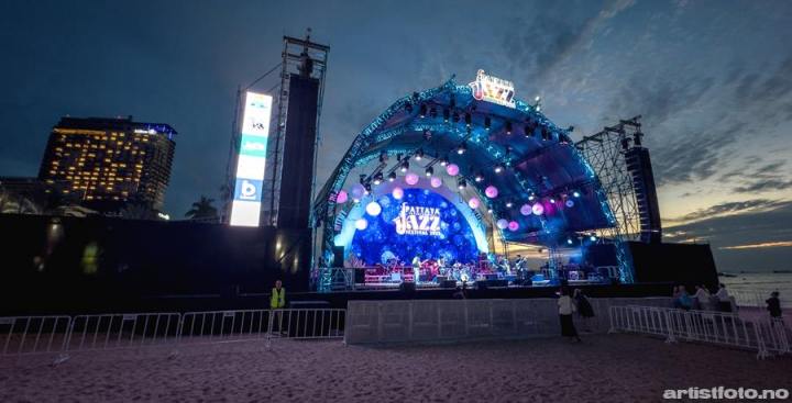 Dale Chayanin Group, Pattaya Jazz festival 2025, Thailand, Iphone. Foto: Svein Erik Nomeland