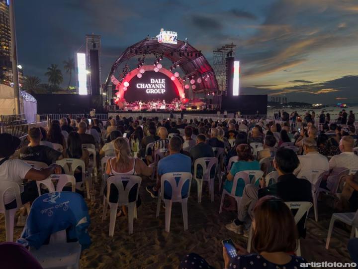 Dale Chayanin Group, Pattaya Jazz festival 2025, Thailand, Iphone. Foto: Svein Erik Nomeland
