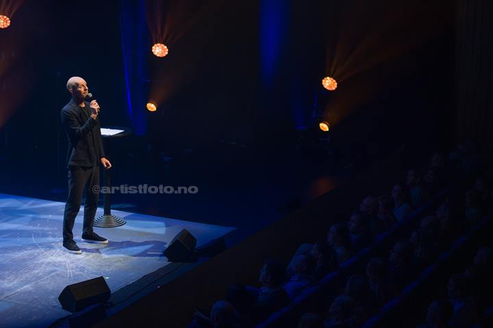 Bård Tufte, "prøver å være positiv", Kilden, Kristiansand. Foto: Svein Erik Nomeland
