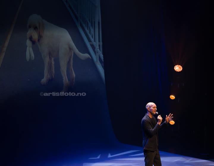 Bård Tufte, "prøver å være positiv", Kilden, Kristiansand. Foto: Svein Erik Nomeland