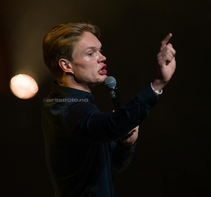 Zacharias Tufte Halkjelsvik, Kilden, Kristiansand. Foto: Svein Erik Nomeland