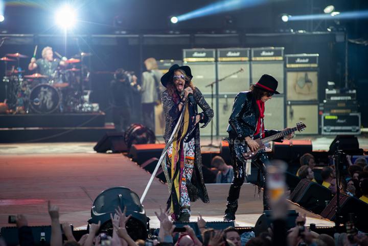 Aerosmith, Odderøya Live, Kristiansand (foto: 4.6.2014). Foto: Svein Erik Nomeland