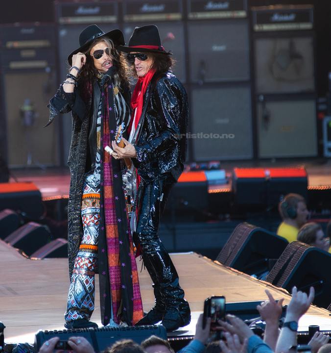 Aerosmith, Odderøya Live, Kristiansand (foto: 4.6.2014). Foto: Svein Erik Nomeland