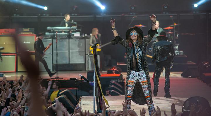 Aerosmith, Odderøya Live, Kristiansand (foto: 4.6.2014). Foto: Svein Erik Nomeland
