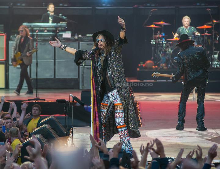 Aerosmith, Odderøya Live, Kristiansand (foto: 4.6.2014). Foto: Svein Erik Nomeland