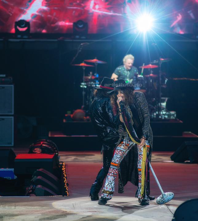 Aerosmith, Odderøya Live, Kristiansand (foto: 4.6.2014). Foto: Svein Erik Nomeland