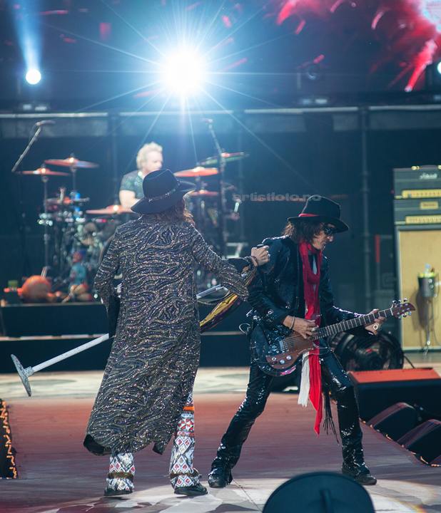 Aerosmith, Odderøya Live, Kristiansand (foto: 4.6.2014). Foto: Svein Erik Nomeland