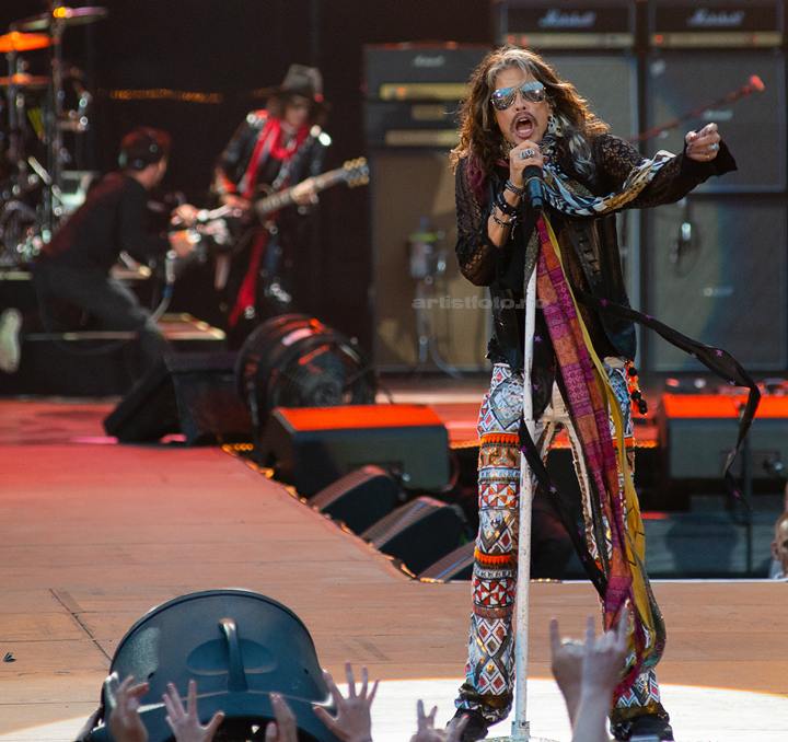 Aerosmith, Odderøya Live, Kristiansand (foto: 4.6.2014). Foto: Svein Erik Nomeland