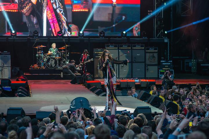Aerosmith, Odderøya Live, Kristiansand (foto: 4.6.2014). Foto: Svein Erik Nomeland