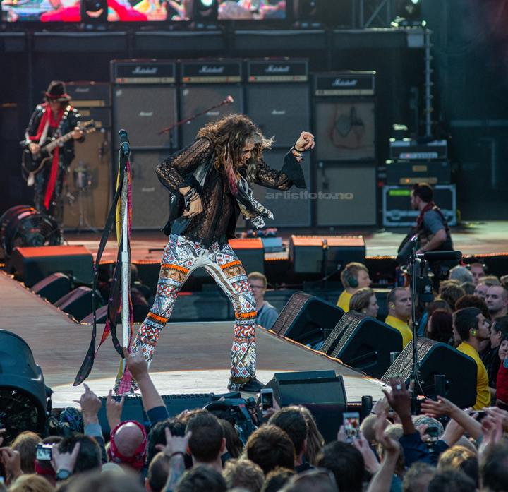 Aerosmith, Odderøya Live, Kristiansand (foto: 4.6.2014). Foto: Svein Erik Nomeland