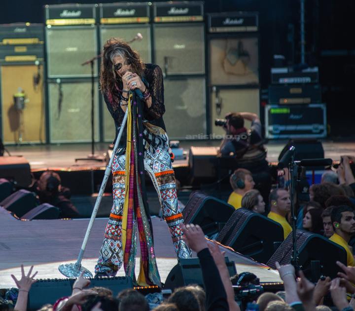 Aerosmith, Odderøya Live, Kristiansand (foto: 4.6.2014). Foto: Svein Erik Nomeland