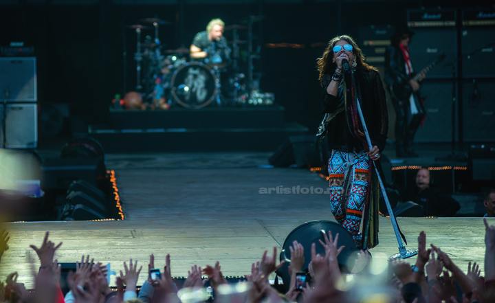 Aerosmith, Odderøya Live, Kristiansand (foto: 4.6.2014). Foto: Svein Erik Nomeland