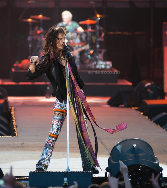 Aerosmith, Odderøya Live, Kristiansand (foto: 4.6.2014). Foto: Svein Erik Nomeland