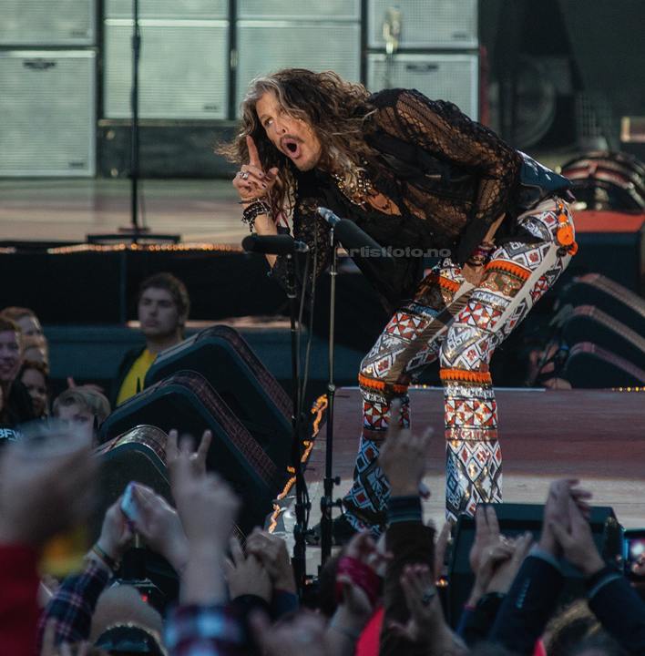 Aerosmith, Odderøya Live, Kristiansand (foto: 4.6.2014). Foto: Svein Erik Nomeland