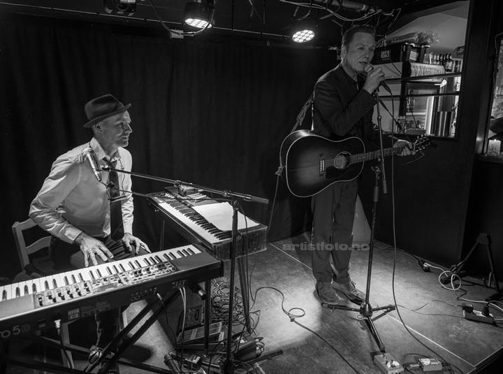 Fra venstre: Gøran Grini og Paal Flaata, Vaktbua, Kristiansand. Foto: Svein Erik Nomeland